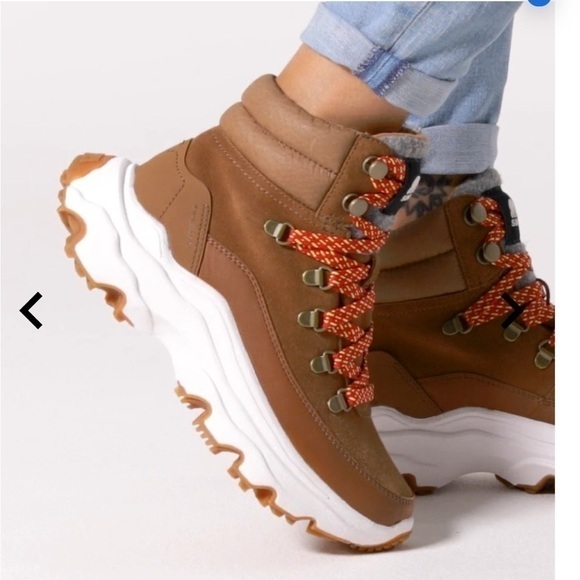 Sorel Kinetic Break-Thru Conquest Waterproof Bootie Shoe Boot Lace Up 5